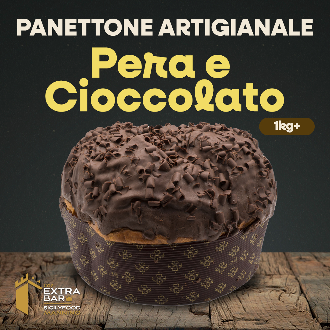 Panettone Artigianale Con Vasetto Al Cioccolato Bianco Sicily Food